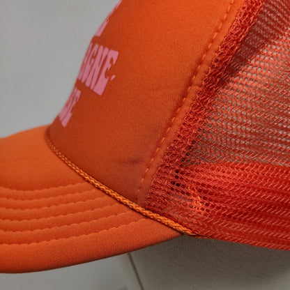 More Champagne Please Snapback Trucker Hat Orange OS Mesh Back Rope Nissun