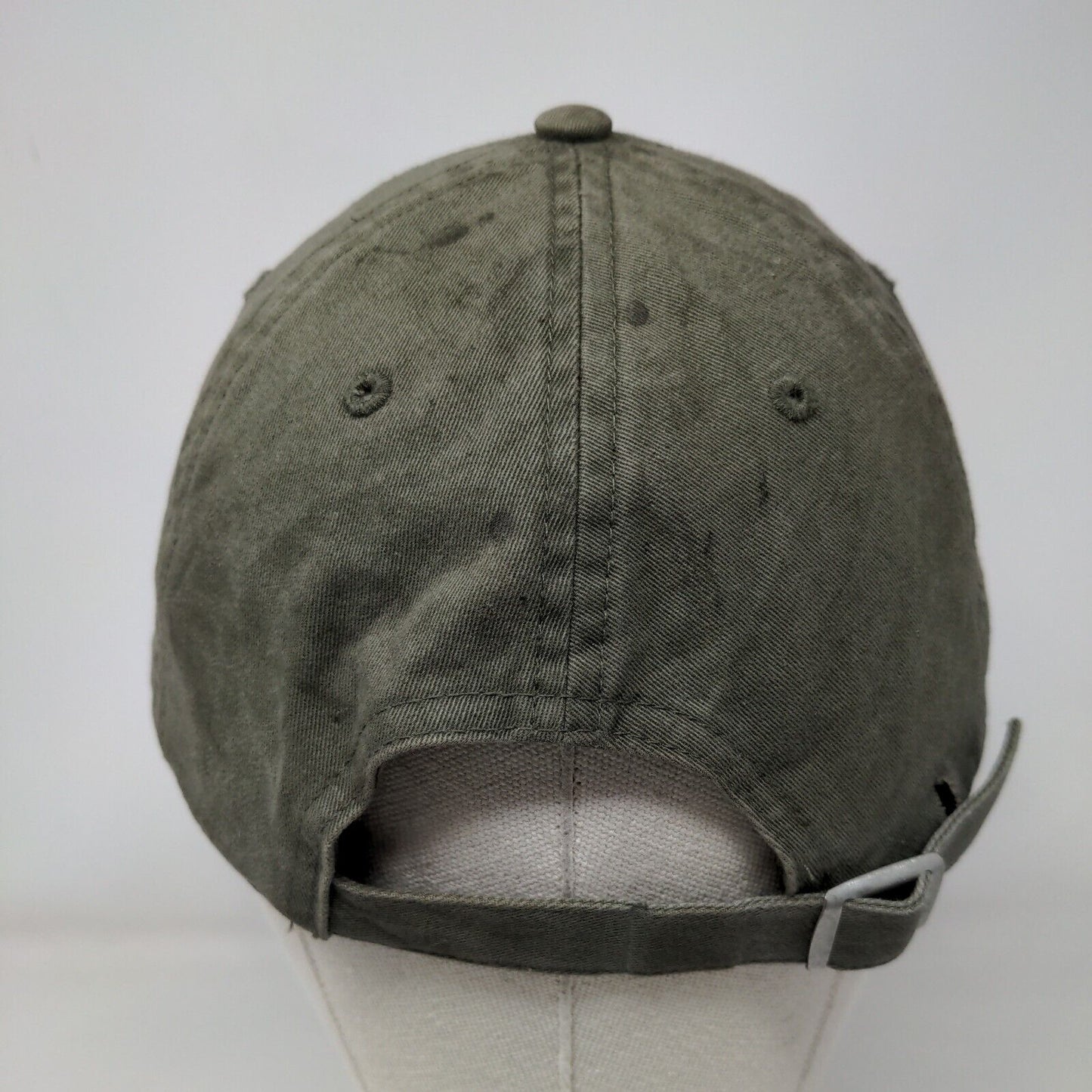 Ask Your Mother Slideback Hat Greenish-Brown One Size Embroidered