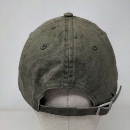 Ask Your Mother Slideback Hat Greenish-Brown One Size Embroidered