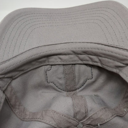 Gray One Size Baseball Cap High Mark Construction LLC Leather Patch Mountain Hat