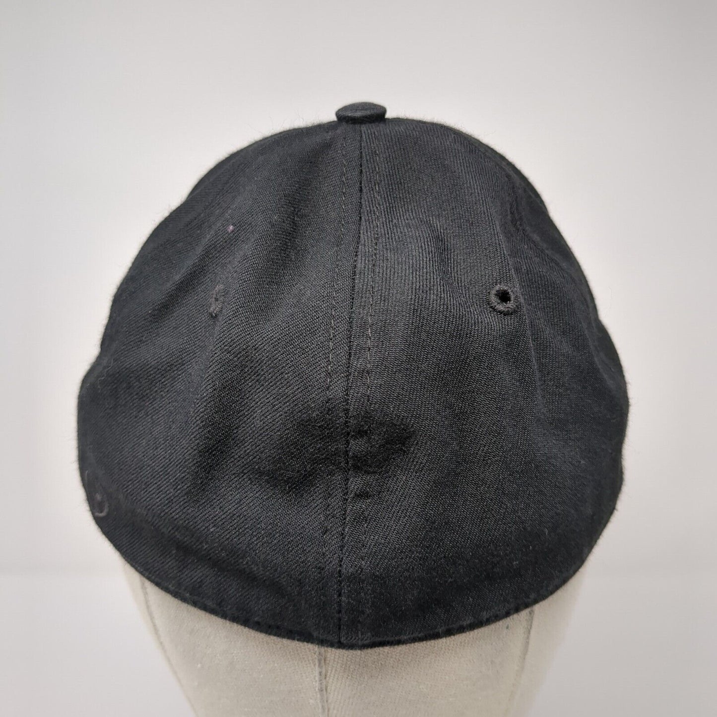 PH Fitted Hat Black Size 7 Lightweight Embroidered 6 Panel AOF515 Richardson