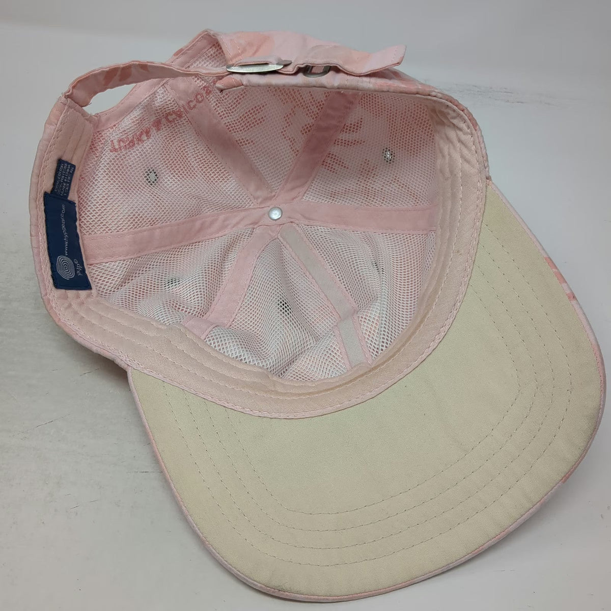 Hyp Baseball Cap Pink One Size Turks & Caicos Tropical Hibiscus Palm Tree Hat