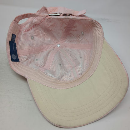 Hyp Baseball Cap Pink One Size Turks & Caicos Tropical Hibiscus Palm Tree Hat