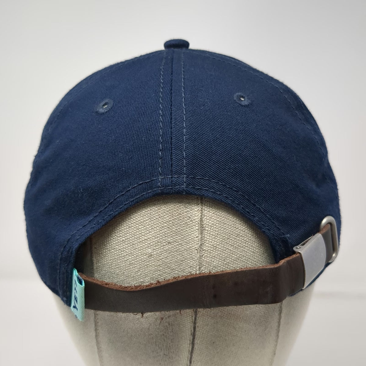 YETI Baseball Cap Blue One Size Strapback Embroidered Built for the Wild Hat
