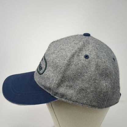 Land Rover 5 Panel Gray Blue Wool Blend Hat One Size Embroidered Logo Cap