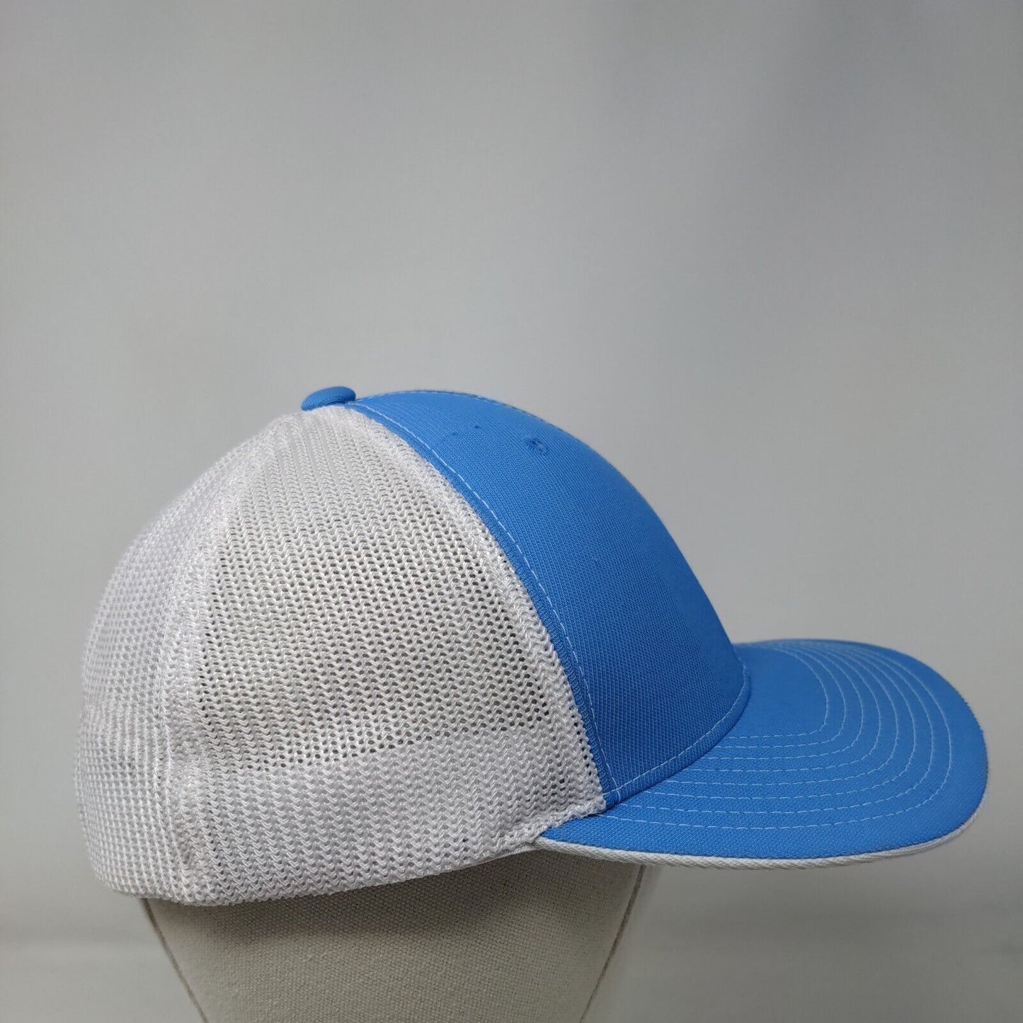 McCall Amateur 2015 Fitted Trucker Hat Blue L/XL Embroidered Mesh Back
