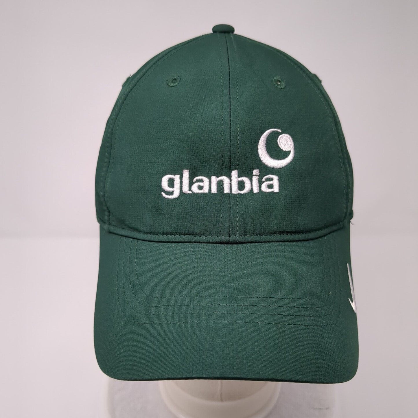 Glanbia Strapback Hat Green OSFM Nike Golf Embroidered Swoosh 6 Panel