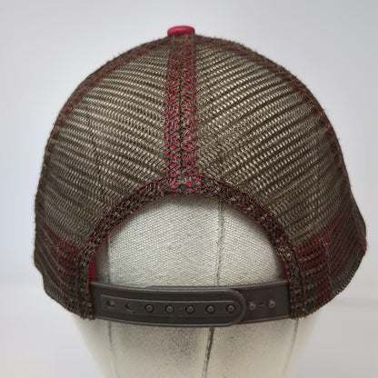 Paramount Reserve Trucker Hat Red Brown One Size Grand Design RV Mesh Back Patch