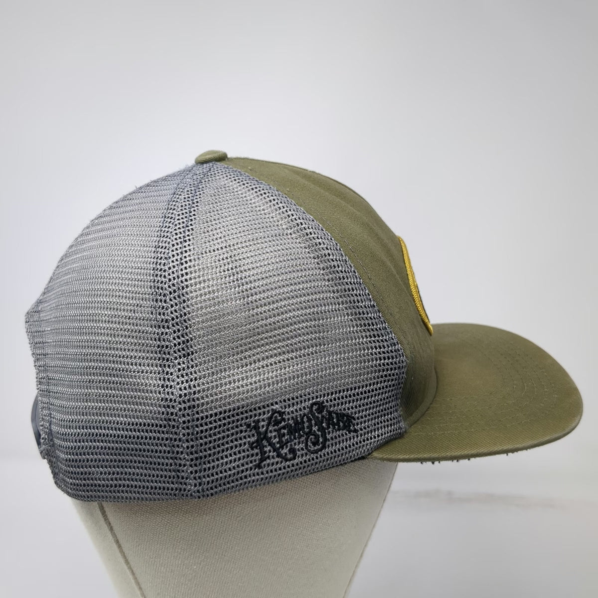 Kemo Sabe Trucker Hat Green One Size Snapback Made in USA Good Idea Patch