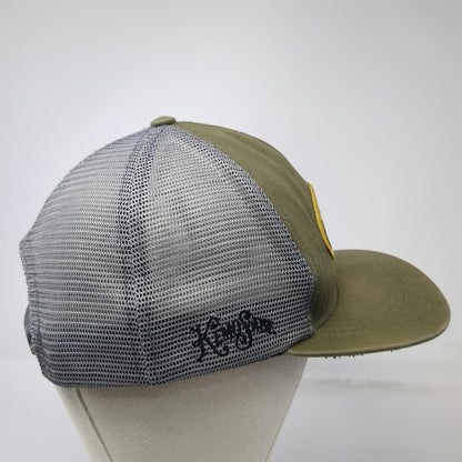 Kemo Sabe Trucker Hat Green One Size Snapback Made in USA Good Idea Patch