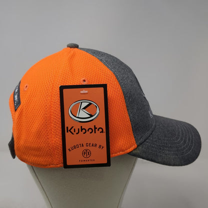 Kubota Baseball Cap Gray Orange One Size Idaho Tractor Inc Strapback Hat Logo