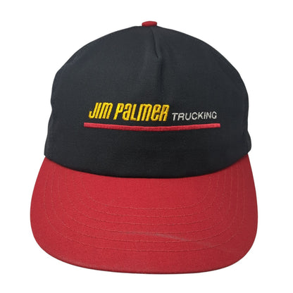Jim Palmer Trucking Snapback Hat Multi One Size Embroidered Colorblock