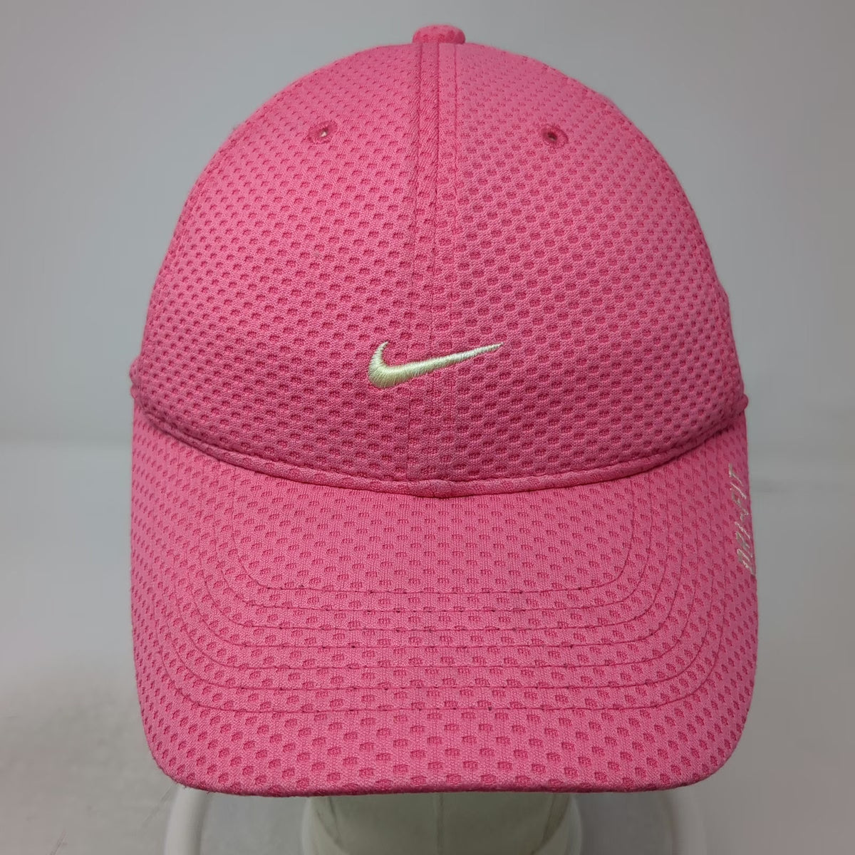Nike Baseball Cap Pink One Size Dri-Fit Mesh Tailwind Strapback Running Hat