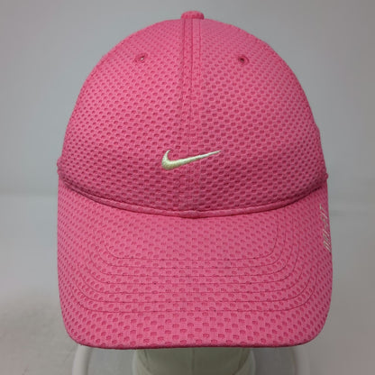 Nike Baseball Cap Pink One Size Dri-Fit Mesh Tailwind Strapback Running Hat