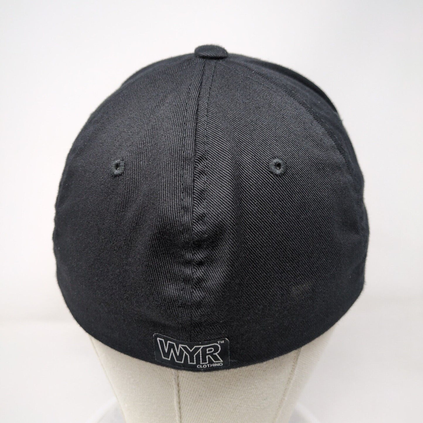 WYR Clothing Fitted Hat Black S/M Embroidered Solid Flexfit Yupoong