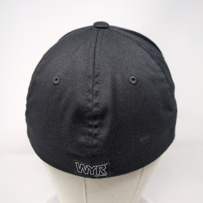 WYR Clothing Fitted Hat Black S/M Embroidered Solid Flexfit Yupoong