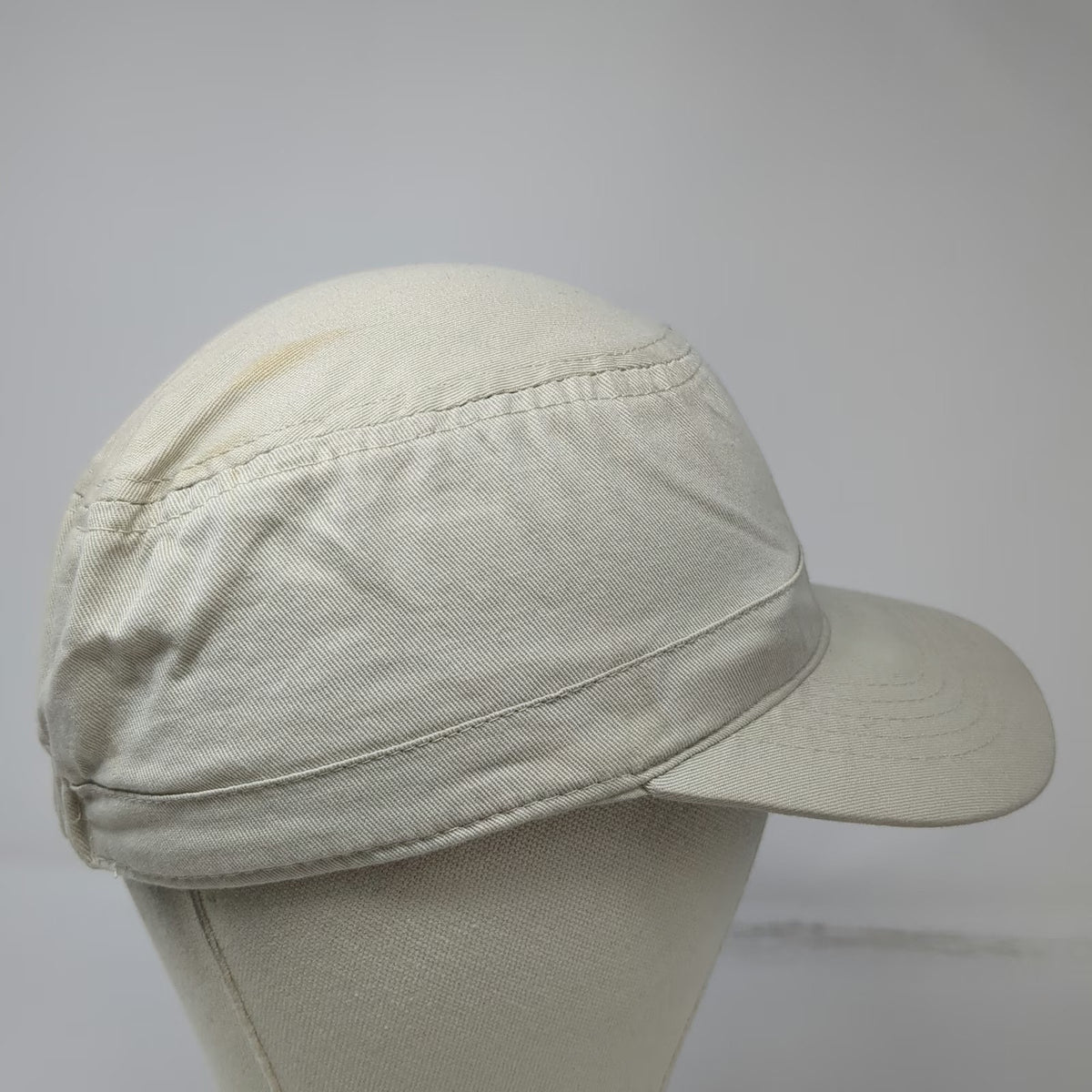 ABG Accessories Army Cap Beige One Size Butterfly Graphic Foil Elastic Back Hat