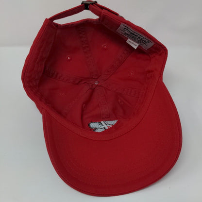 Farm Bureau Slideback Hat Red OSFA Adjustable Embroidered Imperial