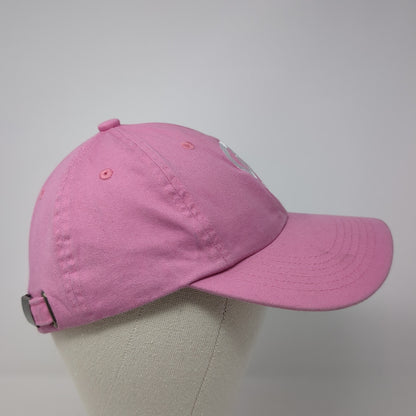 Port Authority Slideback Hat Pink One Size Adjustable Embroidered Logo
