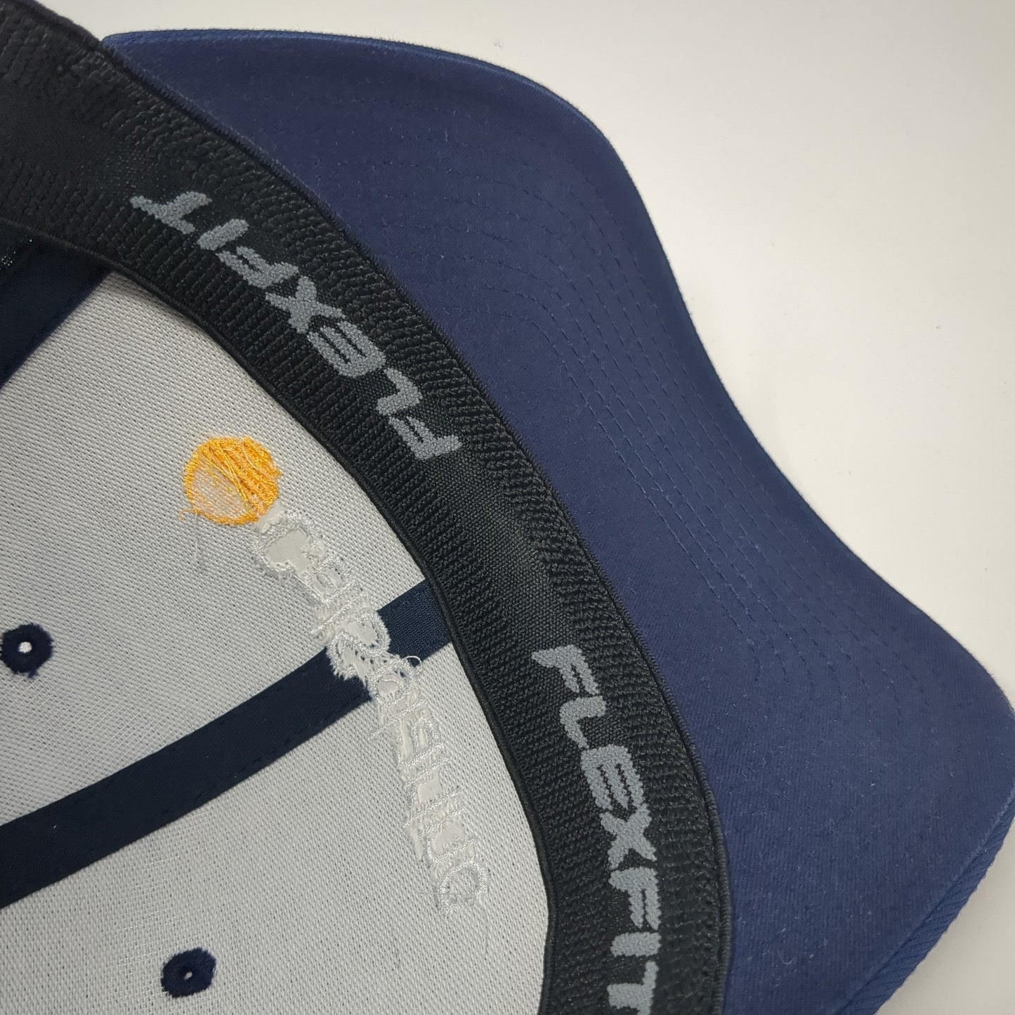 Cal Solar Inc Fitted Hat Blue XL Embroidered Solid Flexfit Sport-Tek