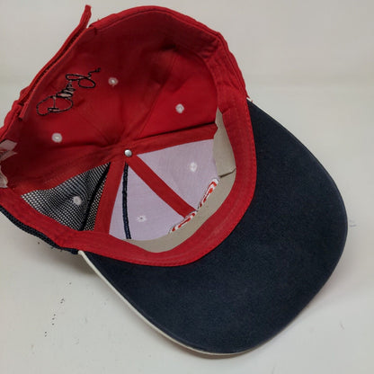 National Guard Men's Strapback Hat Red #88 Embroidered Dale Jr. Logo