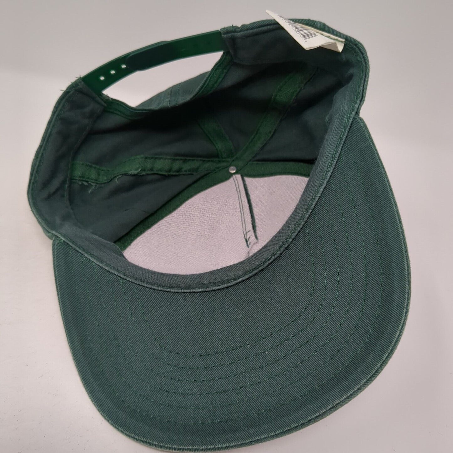 Canada Snapback Hat Green One Size Adjustable Embroidered Patriotic 6 Panel