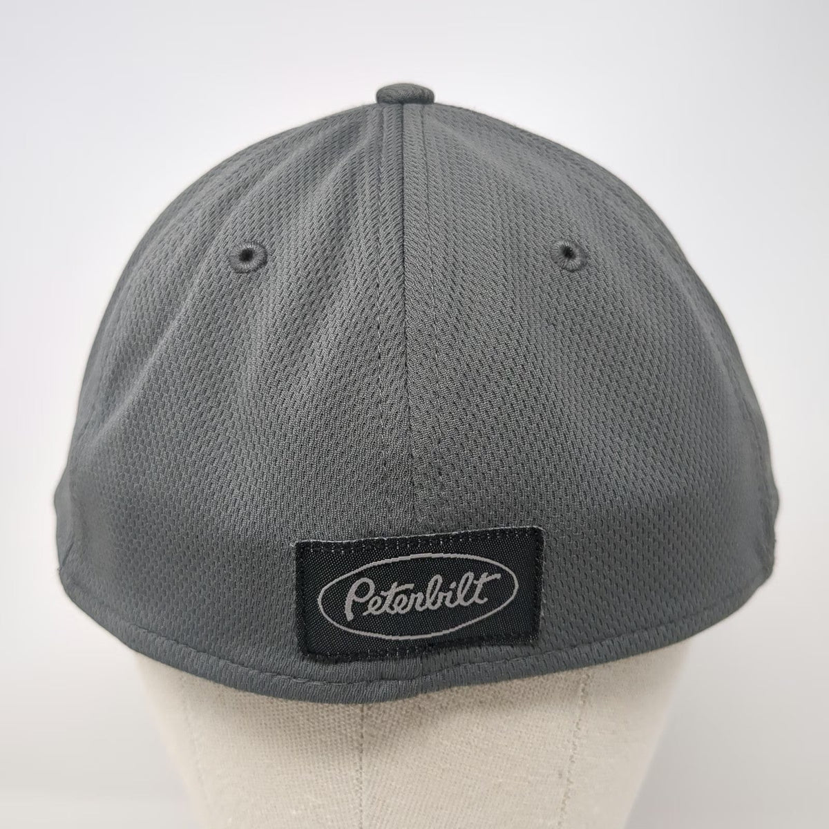 Peterbilt Baseball Cap Gray One Size Fitted American Flag Logo Polyester Hat