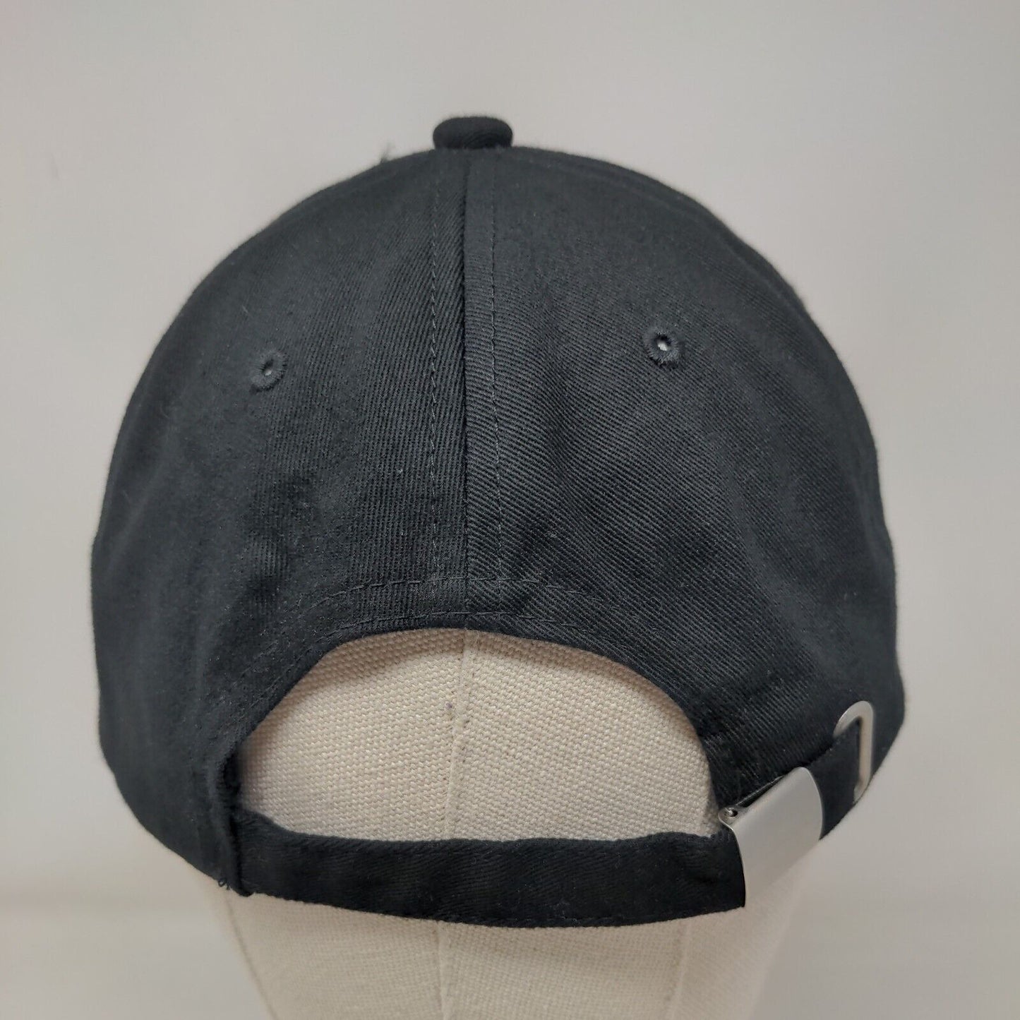 Hot Sauce Slideback Hat Black One Size Adjustable Embroidered Vented Holes
