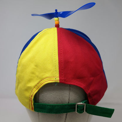 Red Yellow Blue Green Propeller Novelty Baseball Cap One Size Spinner Party Hat