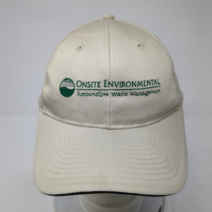 Onsite Environmental Responsible Waste Management Strapback Hat Tan One Size