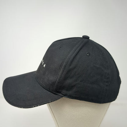 YoungLA 5 Panel Black One Size Snapback Cotton Embroidered Logo Gym Athletic Hat