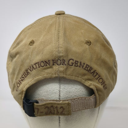 Outdoor Cap Ducks Unlimited Baseball Cap Brown One Size Strapback Logo Camo Hat