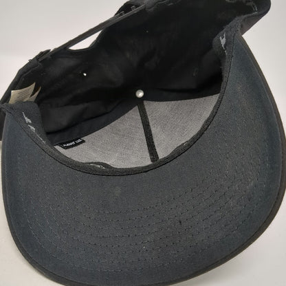TravisMathew 5 Panel Black One Size Snapback Flexfit 110 Golf Graphic Logo Hat