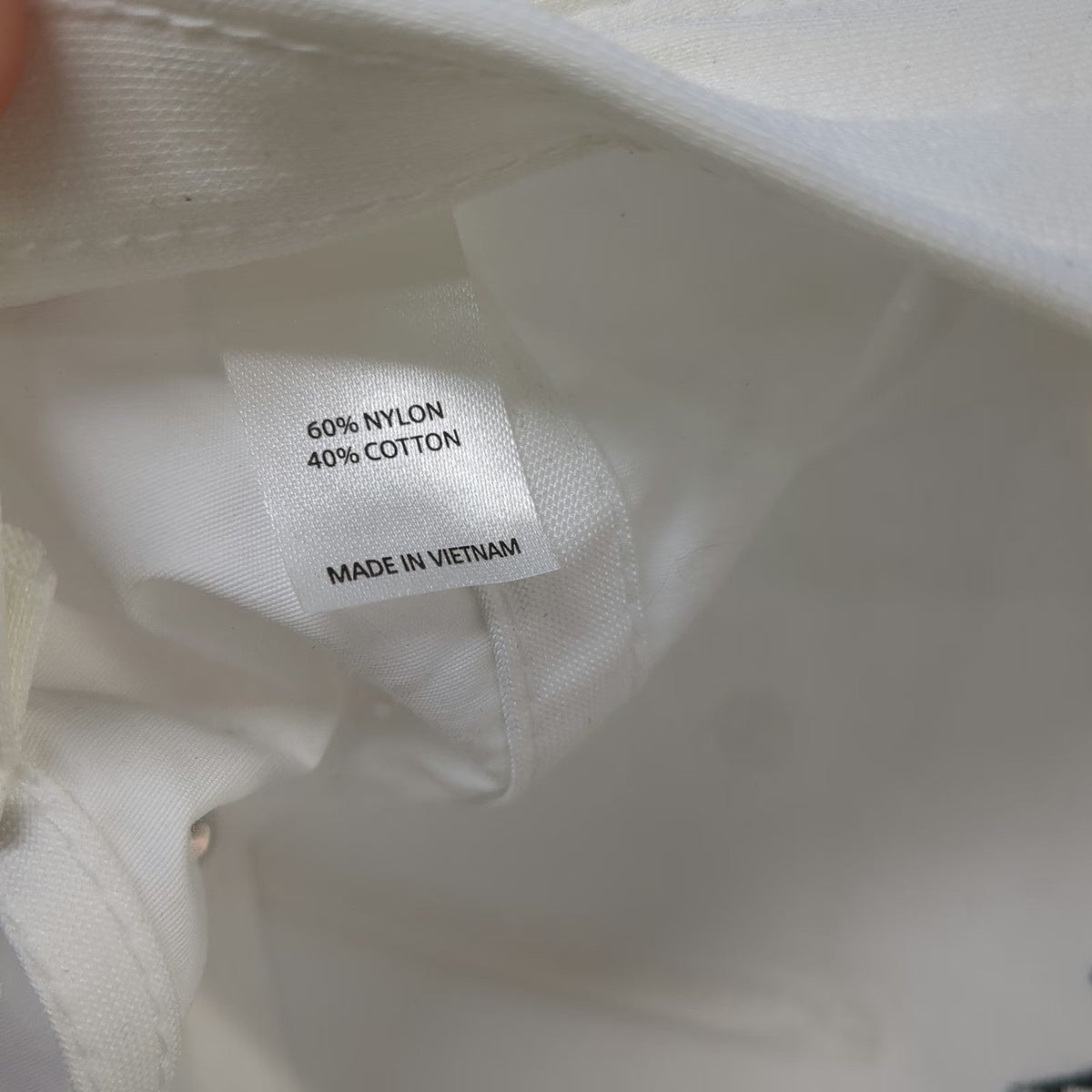 Diadem Trucker Hat White One Size Snapback Laser Cut Performance Sports Tennis