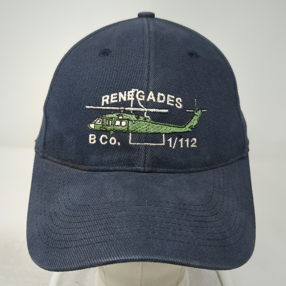 Falcon Baseball Cap Blue One Size Slideback Renegades Helicopter B Co 1/112 Hat