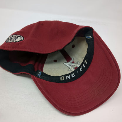 Alabama Crimson Tide NCAA Top of the World Red M Cap One Fit Stretch Logo Hat