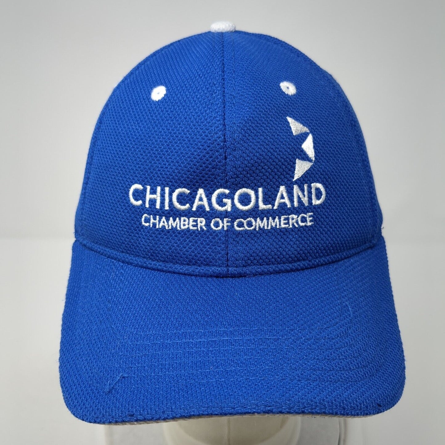 Chicagoland Chamber of Commerce Fitted Hat Blue One Size Embroidered