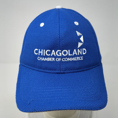 Chicagoland Chamber of Commerce Fitted Hat Blue One Size Embroidered