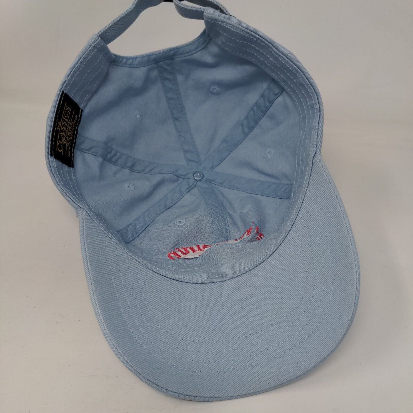 We're Training Slideback Hat Blue One Size Embroidered The Classics Yupoong