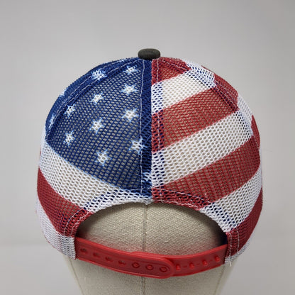 Ford Built Tough Snapback Trucker Hat Camouflage One Size Adjustable Patriotic