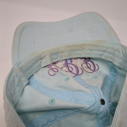 KRR Slideback Hat Blue One Size Adjustable Embroidered Monogram Newhattan Cotton