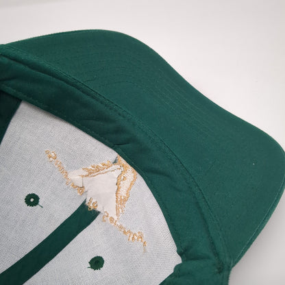 Soaring To Serenity Slideback Hat Green One Size Adjustable Cotton Deluxe