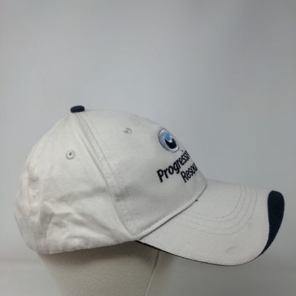 Progressive Water Resources Strapback Hat Cream OSFA 6 Panel Hit Wear