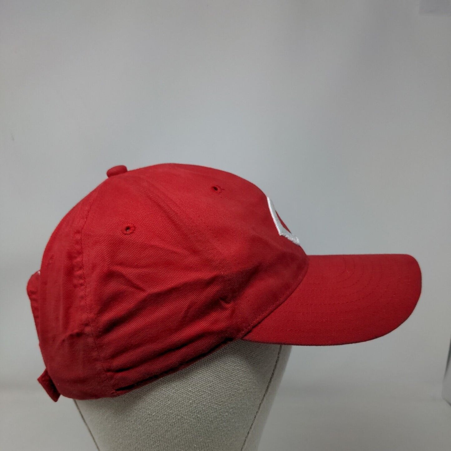 Cincinnati Reds Strapback Hat Red OSFA Embroidered Fox Sports Net Logo MLB