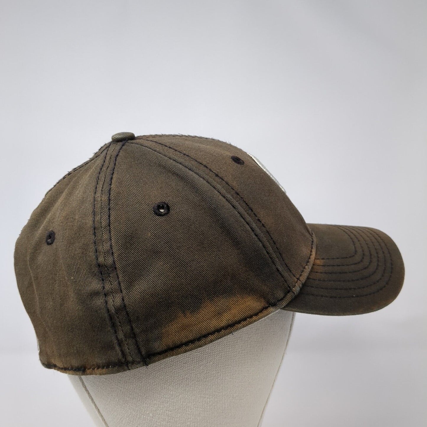 The Punisher Fitted Hat Black One Size Embroidered 6 Panel Marvel