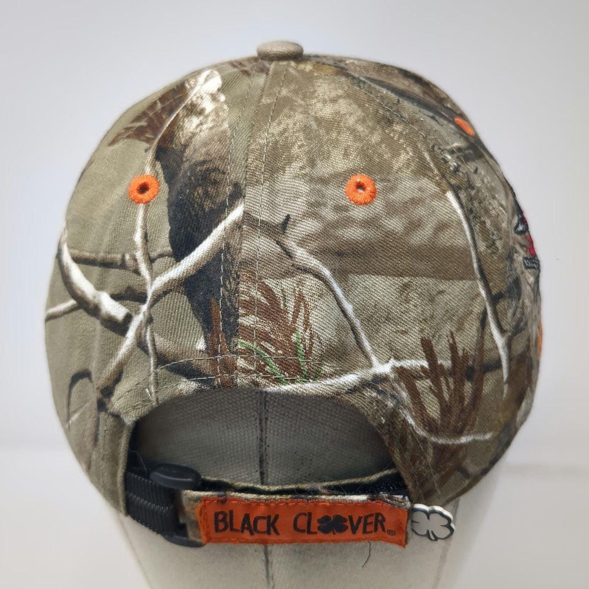 Black Clover Baseball Cap Brown Camo One Size Live Lucky Boneyard Pirate Hat