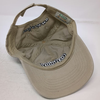O'Reilly Auto Parts Baseball Cap Beige One Size Strapback Hat Embroidered Logo