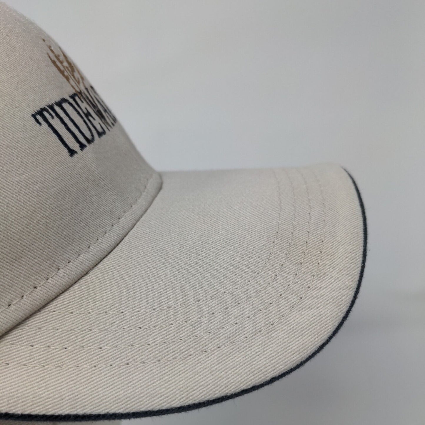 Tidewater Strapback Hat Tan OSFA Embroidered American Dry Goods