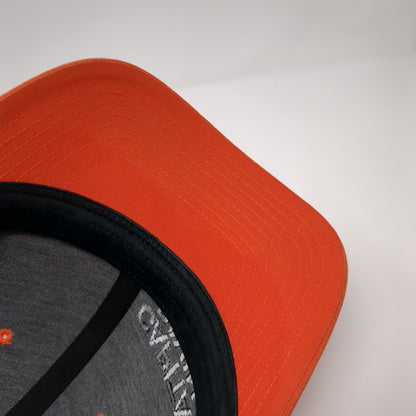 Capital Paving Snapback Trucker Hat Orange OSFA Mesh Back Richardson