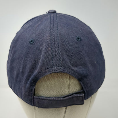 New England Patriots NFL Team Apparel Blue One Size Strapback Cap Hat Gray Brim